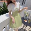 Softie Fairycore Summer Elegant Puff Sleeve Boho Floral Dress 4