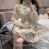 Lolita Kawaii Floral Patchwork Vintage Mini Dress 6