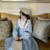 Charming Winter Warm Wool Patchwork Long Lolita Fairycore Outwear Coat 8