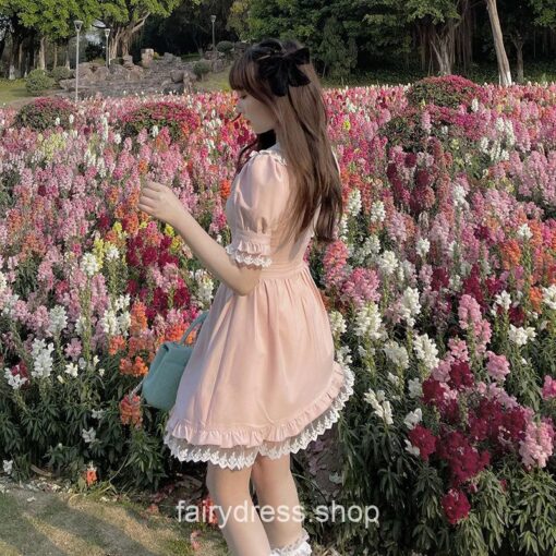 Adorable Lolita Kawaii Bubble Sleeve Fairy Dress