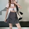 Dolly High-waisted Drawstring Pleated Sexy Skirt