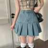 Gentle Casual Denim Harajuku Mini Skirt
