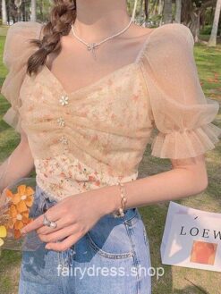 Kindhearted Summer Floral Lace Blouse